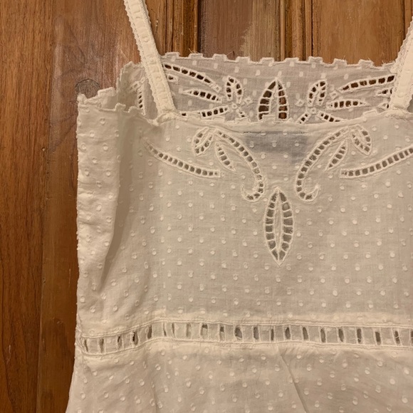 THE KOOPLES Broderie Anglaise Embroidered Tank Top - Picture 6 of 6